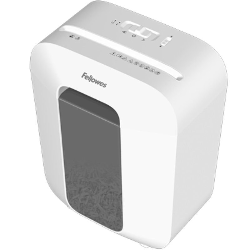 Destructora Fellowes LX50/ Corte en Partículas de 4 x 37mm/ Blanca