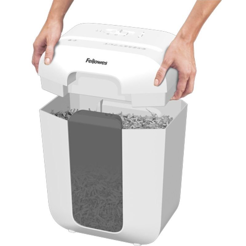 Destructora Fellowes LX50/ Corte en Partículas de 4 x 37mm/ Blanca