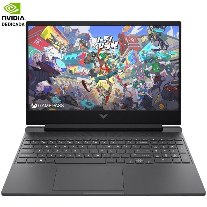 Portátil Gaming HP Victus 15-FA2707NS Intel Core i5-13420H/ 16GB/ 512GB SSD/ GeForce RTX 4050/ 15.6"/ Sin Sistema Operativo