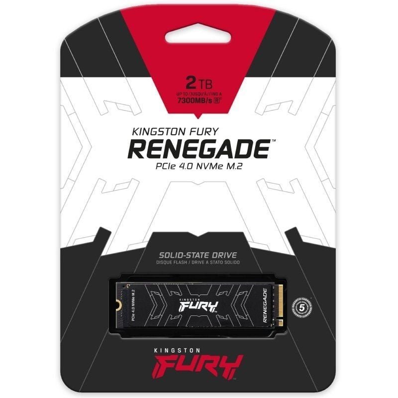 Disco SSD Kingston FURY Renegade 2TB/ M.2 2280 PCIe 4.0/ Con Difusor Térmico/ Full Capacity