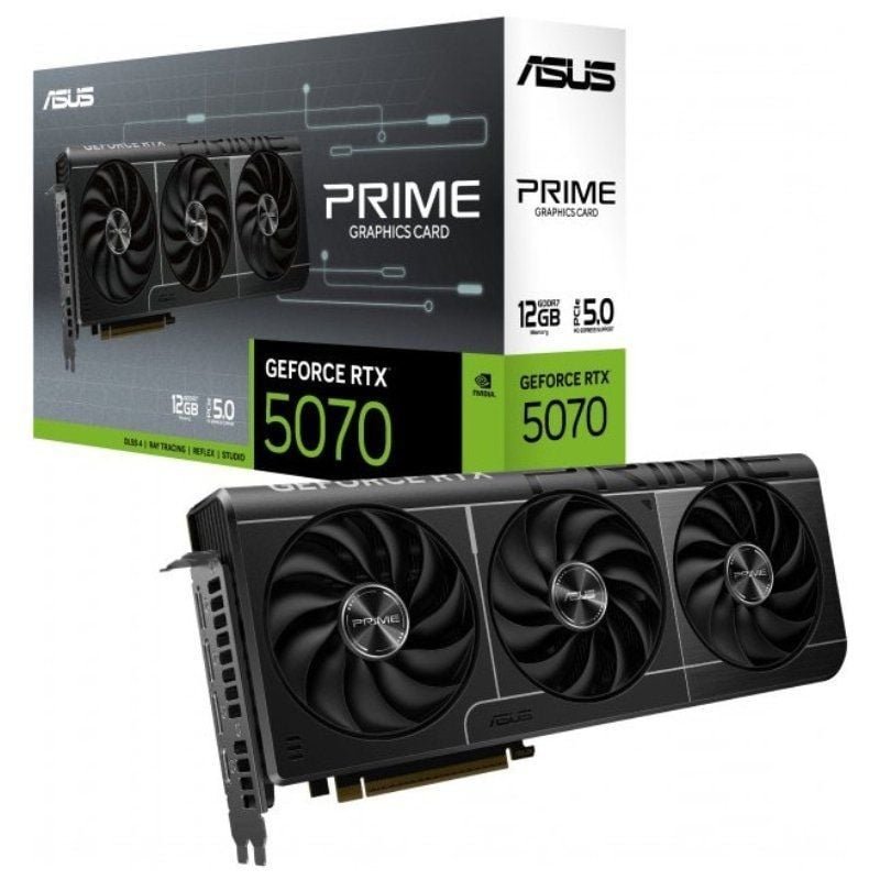 Tarjeta Gráfica Asus Prime GeForce RTX 5070/ 12GB GDDR7