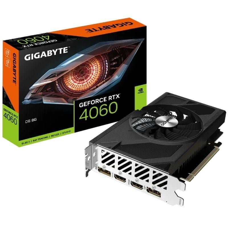 Tarjeta Gráfica Gigabyte GeForce RTX 4060 D6/ 8GB GDDR6