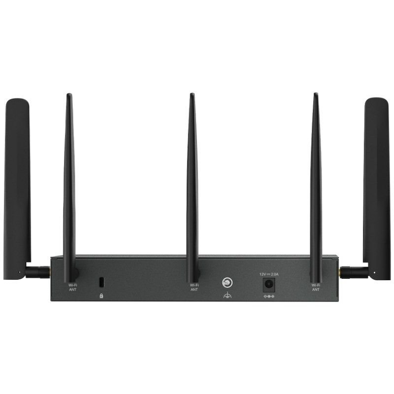 Router VPN 4G TP-Link Omada ER706W-4G/ WiFi 6/ 3000Mbps/ 2.4GHz 5GHz/ 5 Antenas/ WiFi 802.1Q