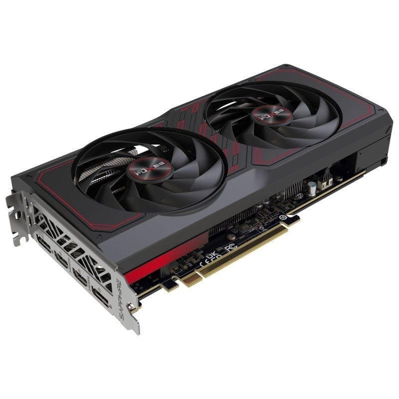 Tarjeta Gráfica Sapphire PULSE Radeon RX 7600 XT Gaming OC/ 16GB GDDR6