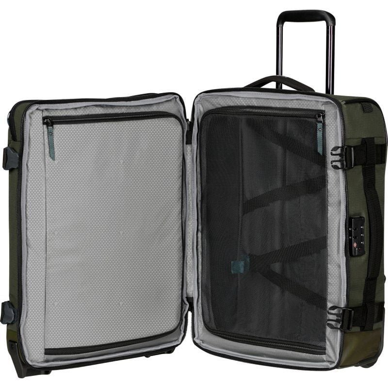 Bolsa de Viaje con Ruedas Samsonite Roadseeker 55cm/ 55x40x25cm/ Verde Oliva