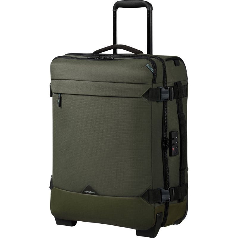 Bolsa de Viaje con Ruedas Samsonite Roadseeker 55cm/ 55x40x25cm/ Verde Oliva