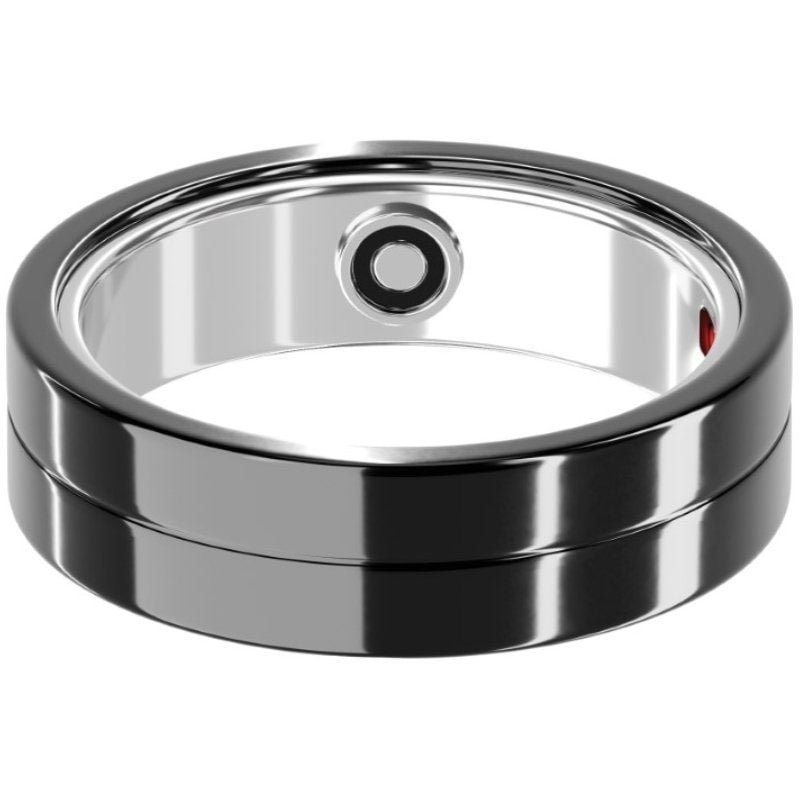 Anillo Inteligente Maxcom MR100 Talla 9/60/ Ø19.1mm/ Notificaciones/ Frecuencia Cardíaca/ Negro