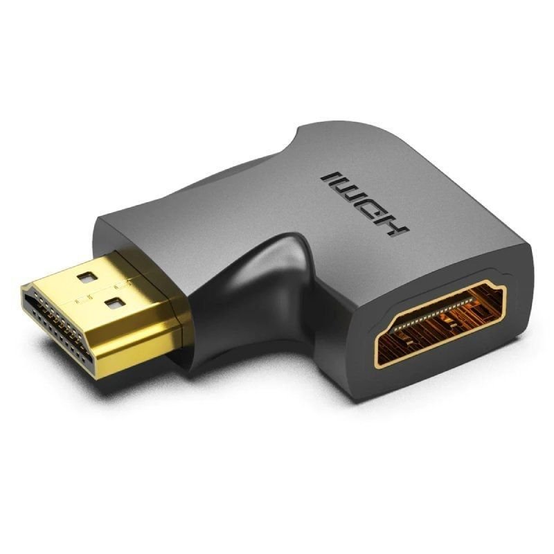 Adaptador HDMI 4K 270º Vention AIQB0-2/ HDMI Macho - HDMI Hembra/ Pack 2 Uds