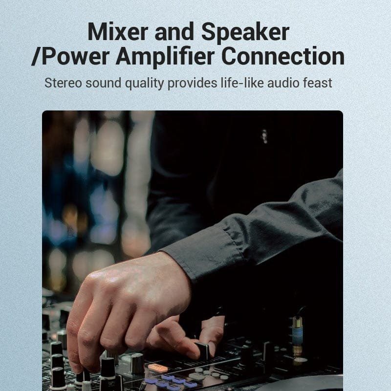 Adaptador Jack Vention VDD-C03/ RCA Hembra - Jack 6.5 Macho/ Azul