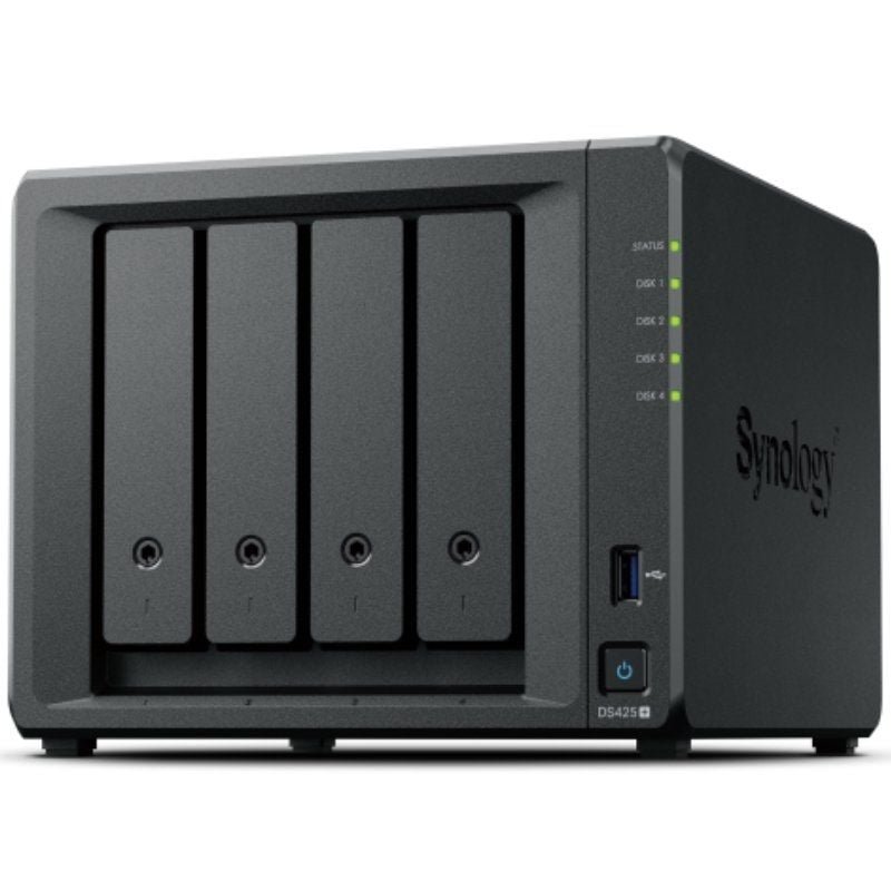 NAS Synology Diskstation DS425+/ 4 Bahías 3.5"- 2.5"/ 2GB DDR4/ 8TB/ Formato Torre