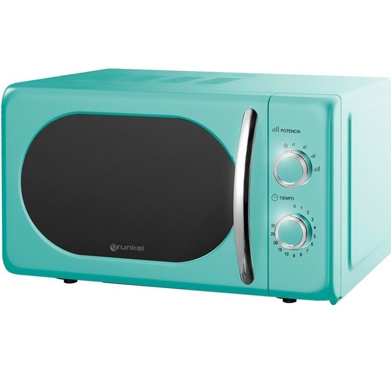 Microondas Grunkel Vintage MW-20AZUL/ 700W/ Capacidad 20L/ Verde
