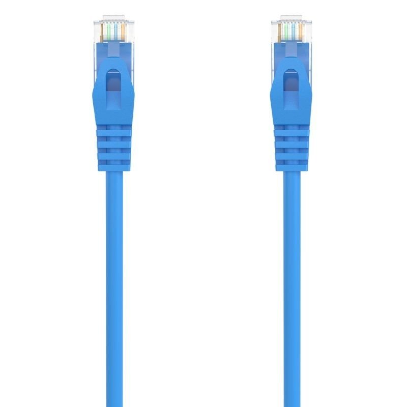 Cable de Red RJ45 AWG24 UTP Aisens A145-0573 Cat.6A/ LSZH/ 1m/ Azul