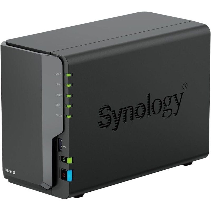 NAS Synology Diskstation DS224+/ 2 Bahías 3.5"- 2.5"/ 6GB DDR4/ Formato Torre