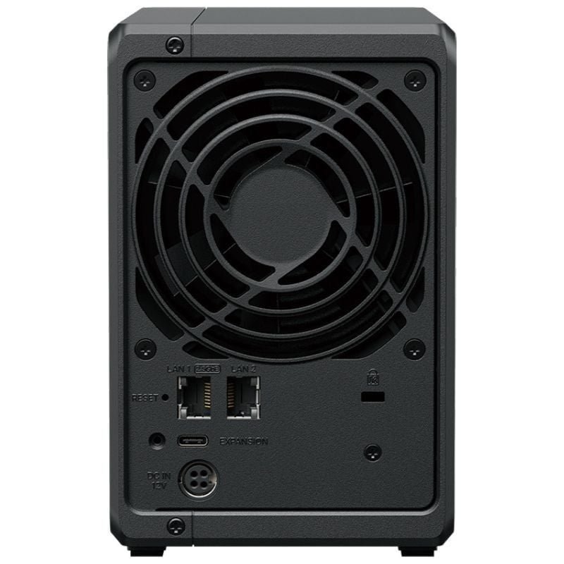 NAS Synology Diskstation DS725+/ 2 Bahías 3.5"- 2.5"/ 4GB DDR4/ 8TB/ Formato Torre