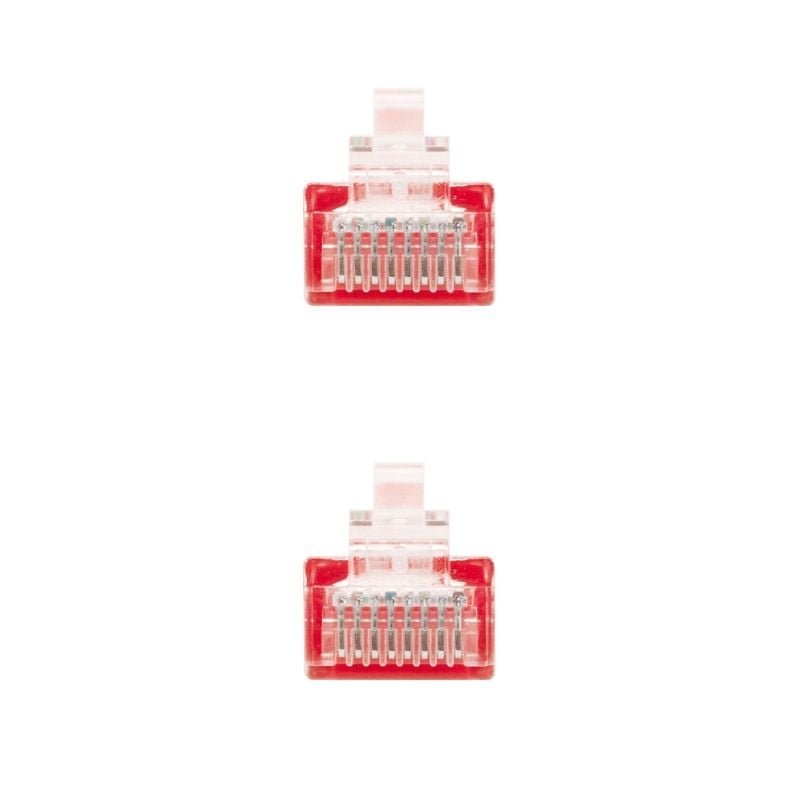 Cable de Red RJ45 UTP Nanocable 10.20.0401-R Cat.6/ 1m/ Rojo