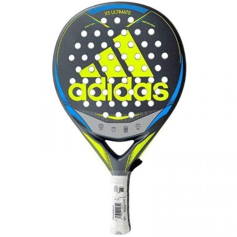 Pala de Pádel Adidas X5 Ultimate/ Azul y Amarilla