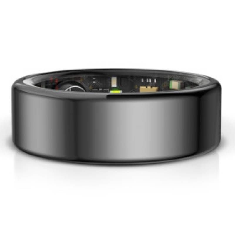 Anillo Inteligente KSIX Saturn Talla S/ Ø18.9mm/ Notificaciones/ Frecuencia Cardíaca/ Negro