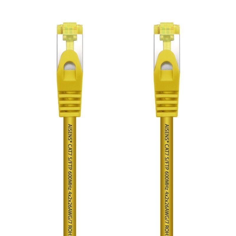 Cable de Red RJ45 SFTP Aisens A146-0475 Cat.7/ 2m/ Amarillo