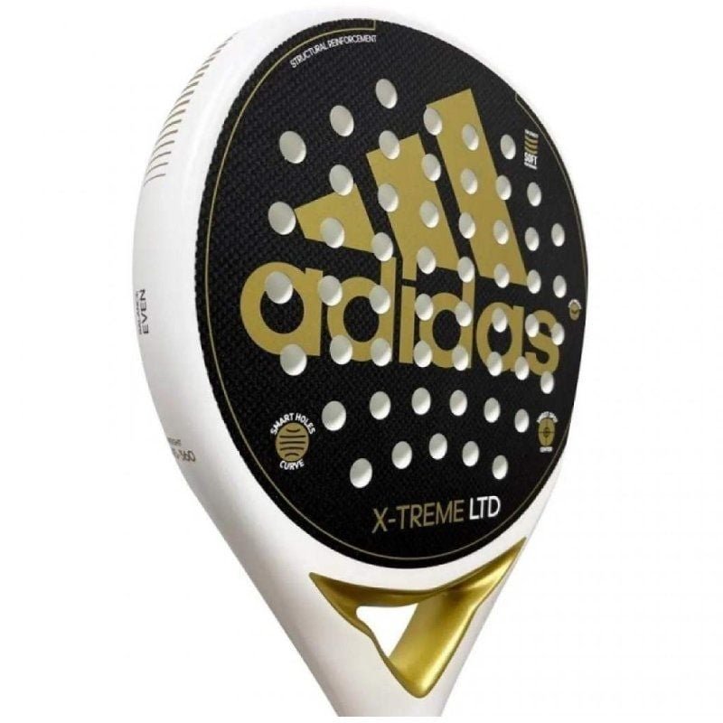 Pala de Pádel Adidas Pala Adidas X-Treme/ Blanca y Oro