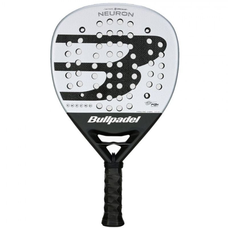Pala de Pádel Bullpadel Neuron 2025 (Fede Chingotto)/ Blanca y Negra
