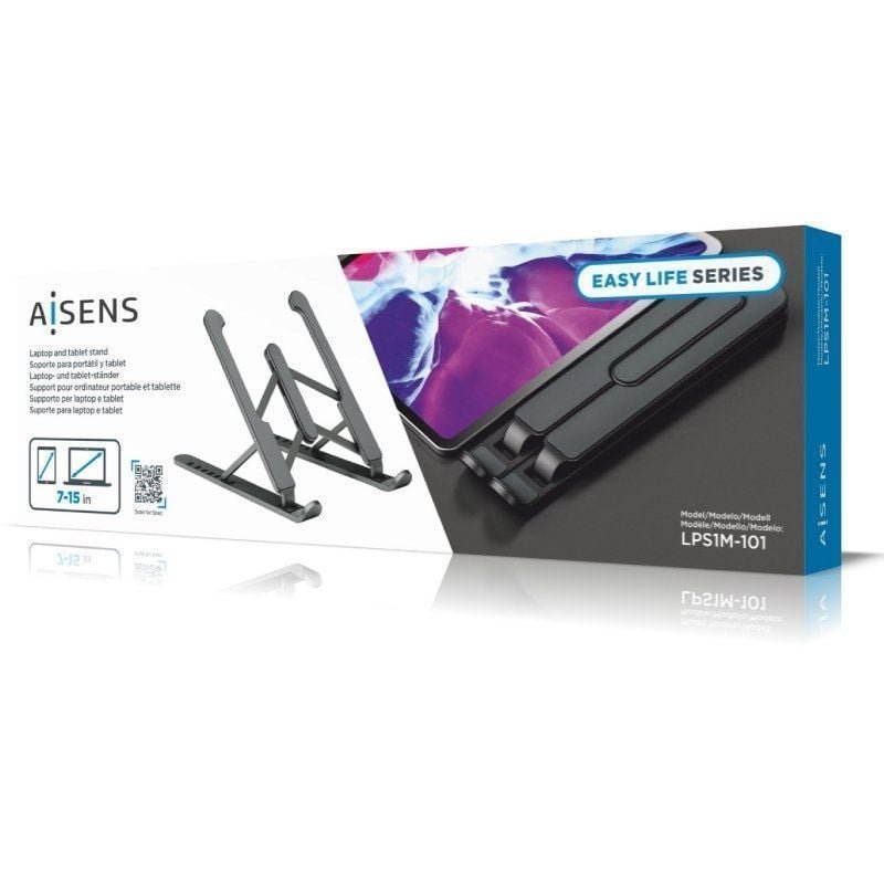 Soporte Aisens LPS1M-101 para Portátil/ Tablet hasta 15"