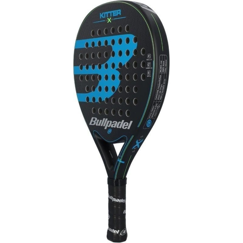 Pala de Pádel Bullpadel Kitter X Blue/ Negra y Azul