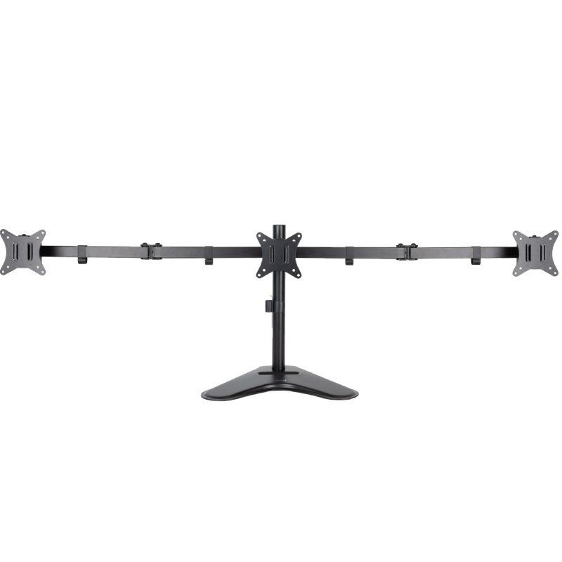 Soporte de Sobremesa para 3 Monitores TooQ DB1704TN-B/ Giratorio/ Inclinable/ hasta 7kg