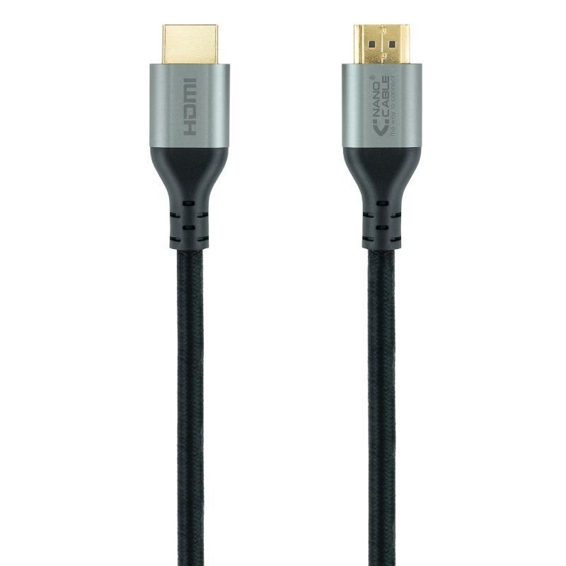 Cable HDMI 2.1 8K Nanocable 10.15.8103/ HDMI Macho - HDMI Macho/ 3m/ Certificado/ Negro