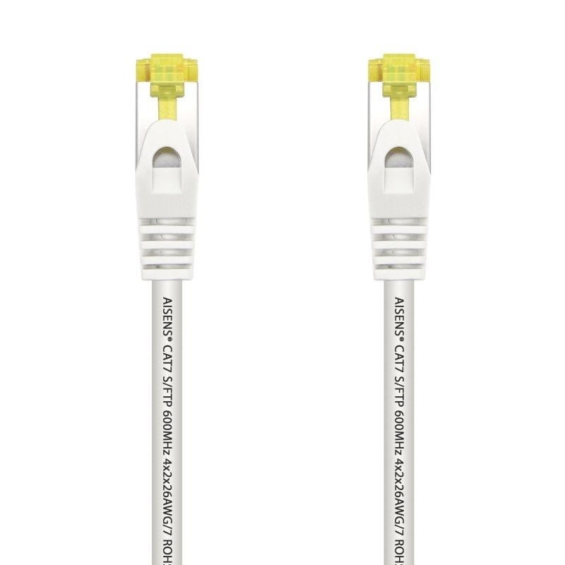 Cable de Red RJ45 SFTP Aisens A146-0488 Cat.7/ 25cm/ Blanco
