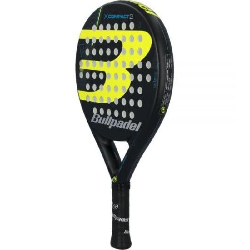 Pala de Pádel Bullpadel X-Compact 2/ Negra y Amarilla