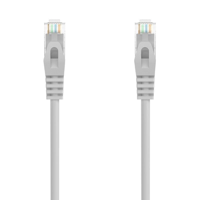Cable de Red RJ45 AWG24 UTP Aisens A145-0553 Cat.6A/ LSZH/ 30cm/ Gris
