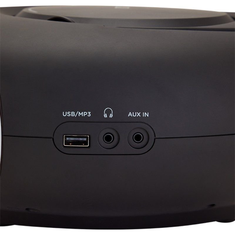 Radio CD Aiwa BoomBox BBTU-400SL/ 6W/ con Cable/ a Pilas/ Plateada