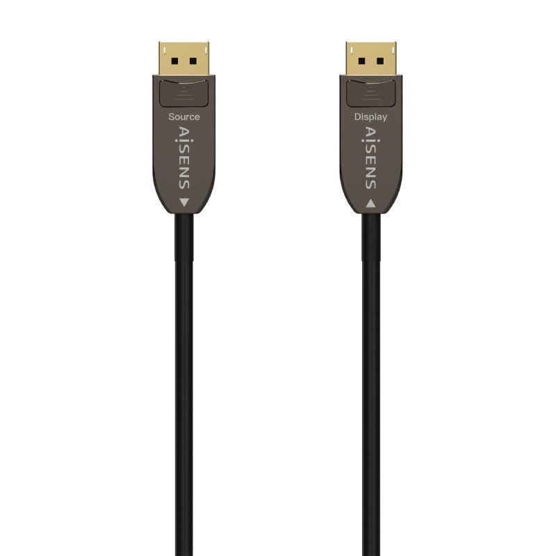 Cable DisplayPort 1.4 AOC 8K Aisens A155-0609/ DisplayPort Macho - DisplayPort Macho/ 30m/ Negro