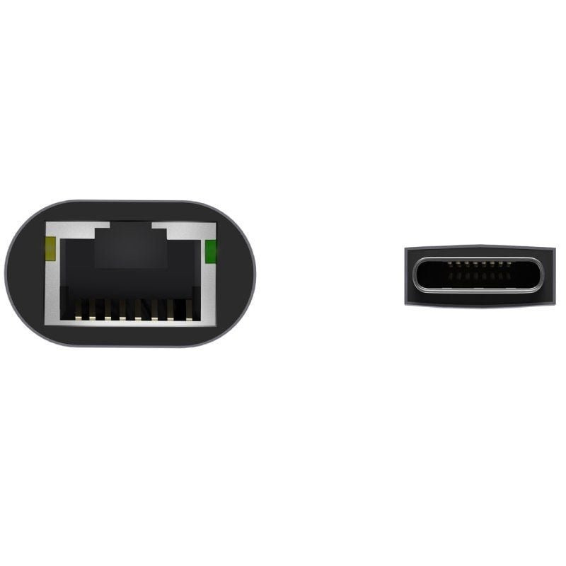 Adaptador USB Tipo-C - RJ45 Aisens A109-0709/ 1000Mbps