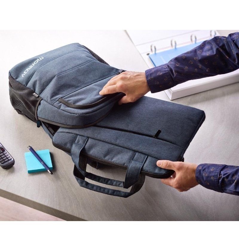 Maletín Monray Charter para Portátiles hasta 15.6"/ Azul