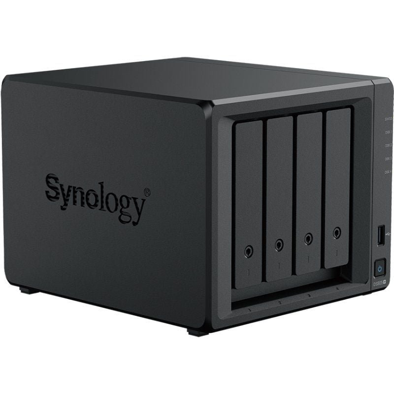NAS Synology Diskstation DS925+/ 4 Bahías 3.5"- 2.5"/ 4GB DDR4/ 16TB/ Formato Torre