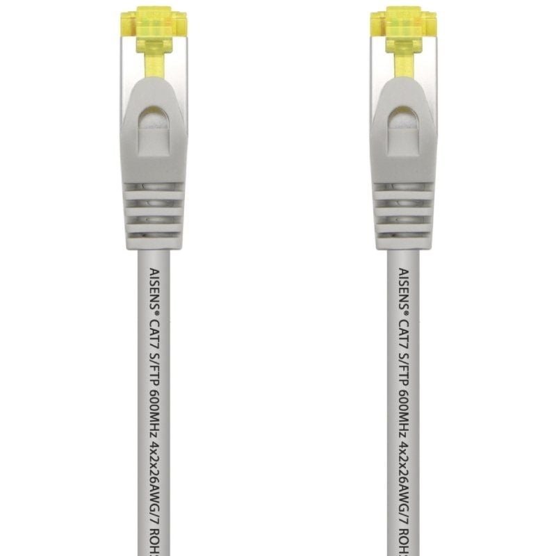 Cable de Red RJ45 S/FTP Aisens A146-0332 Cat.7/ 25cm/ Gris