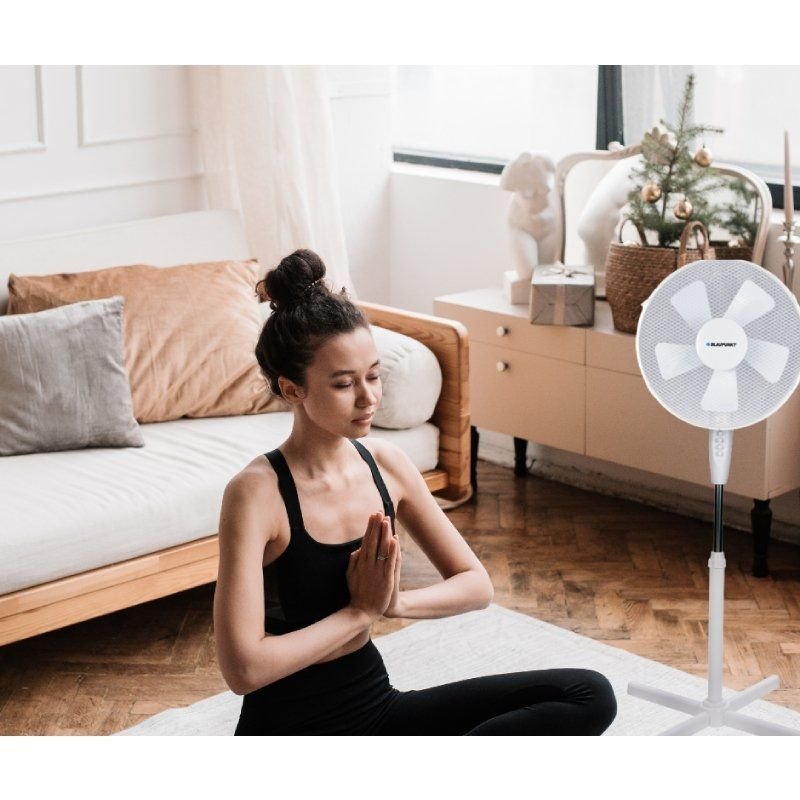 Ventilador de Pie Blaupunkt BP2013/ 50W/ 3 Aspas 40cm/ 3 velocidades