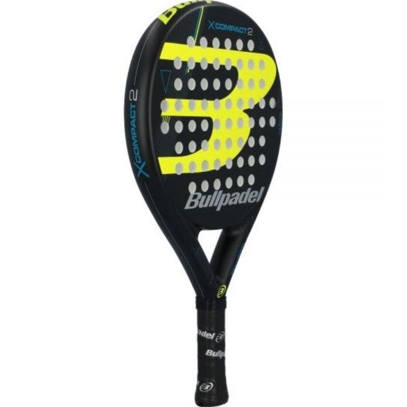 Pala de Pádel Bullpadel X-Compact 2/ Negra y Amarilla