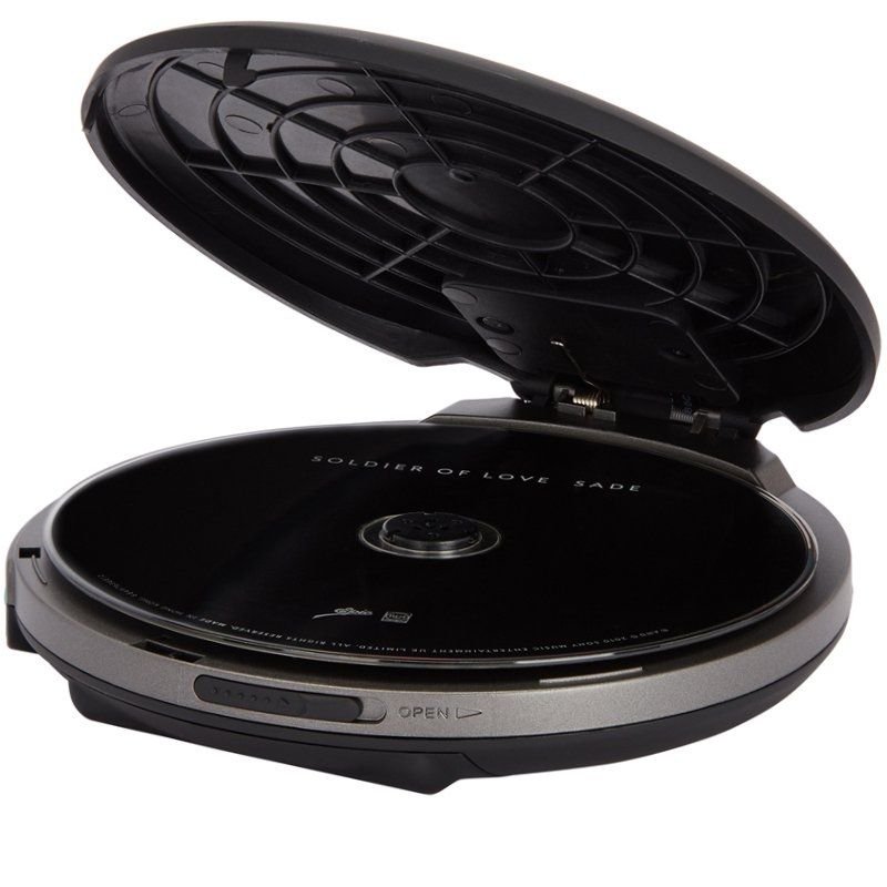 Reproductor de CD/CDR/MP3 Aiwa Walk PCD-810BK/ con Batería/ con Cable/ Negra y Gris