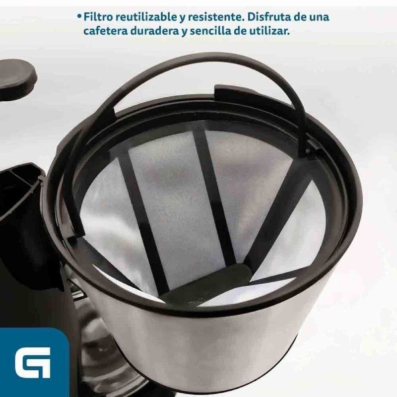 Cafetera de Goteo Grunkel Caf-Naroma/ 12 Tazas/ Negra