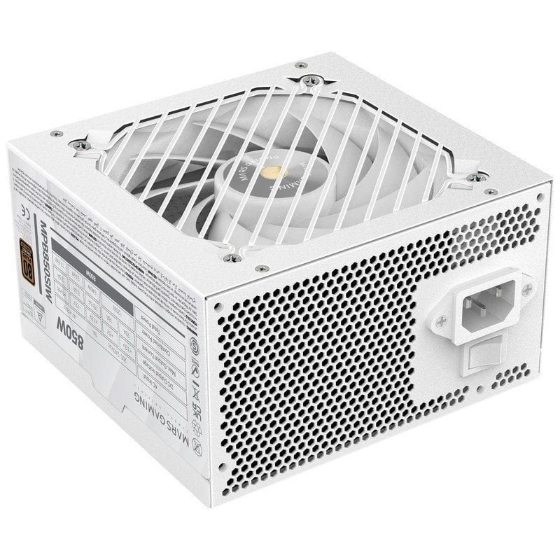 Fuente de Alimentación Mars Gaming MPB850SI/ 850W/ Ventilador 12cm/ 80 Plus Bronze