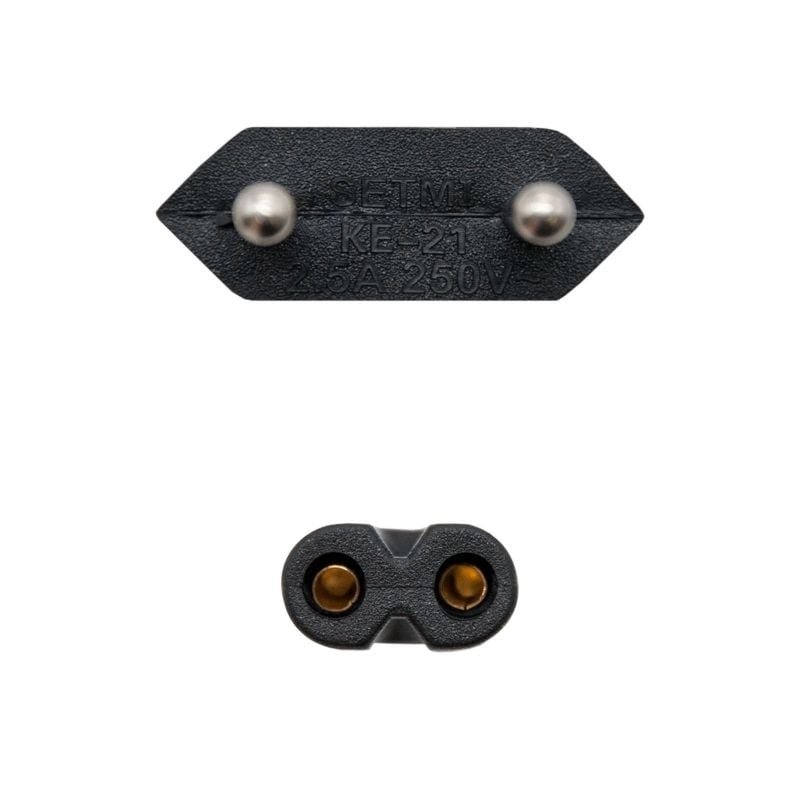 Cable Alimentación Forma 8 Nanocable 10.22.0402/ CEE7/16 Macho - C7 Hembra/ 1.5m/ Negro
