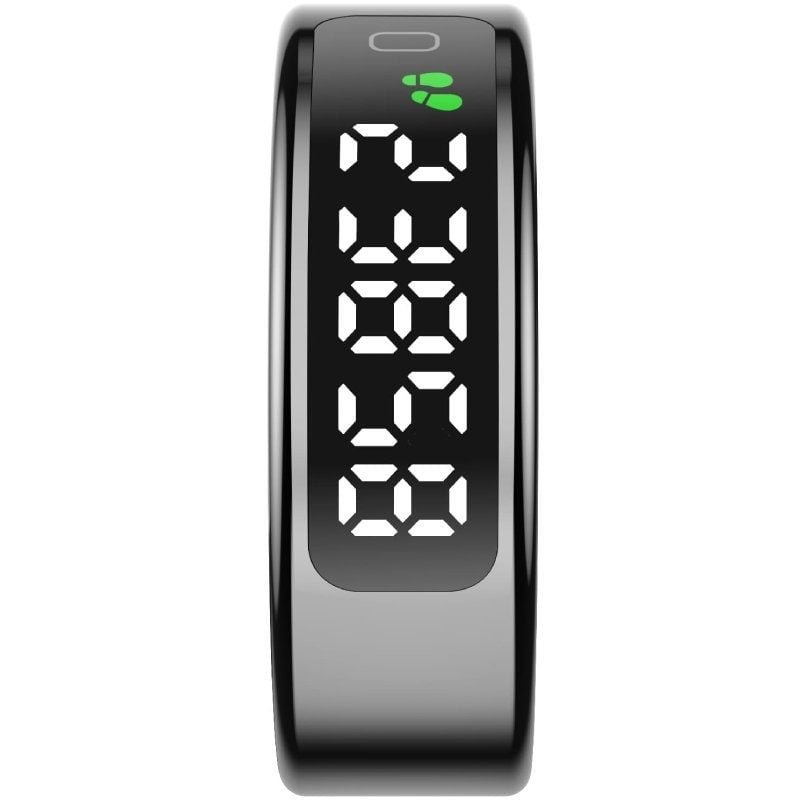 Anillo Inteligente Leotec Kör Mau Smart Ring Talla 11/ Ø20.8mm/ Notificaciones/ Frecuencia Cardíaca/ Negro