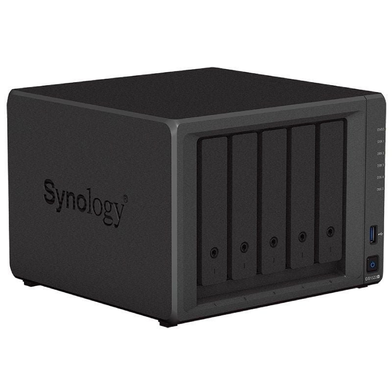 NAS Synology Diskstation DS1522+/ 5 Bahía 3.5"- 2.5"/ 16GB DDR4/ Formato Torre