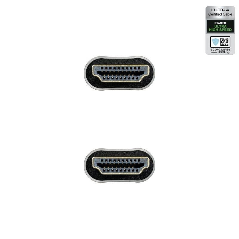 Cable HDMI 2.1 8K Nanocable 10.15.8103/ HDMI Macho - HDMI Macho/ 3m/ Certificado/ Negro