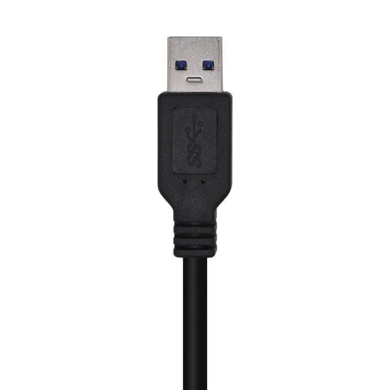 Cable USB 3.0 Impresora Aisens A105-0444/ USB Tipo-B Macho - USB Macho/ 2m/ Negro