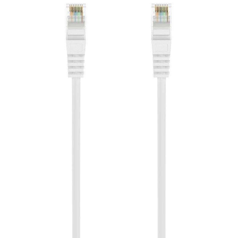 Cable de Red RJ45 AWG24 UTP Aisens A145-0593 Cat.6A/ LSZH/ 50cm/ Blanco