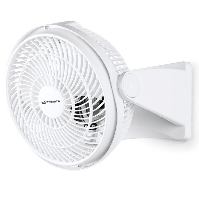 Ventilador de Sobremesa y Pared Orbegozo Box Fan BF 0128/ 23W/ 3 Aspas 23cm/ 2 velocidades