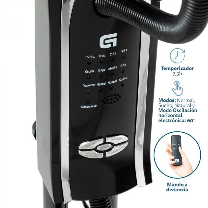 Ventilador Nebulizador Grunkel FAN-16NEBULIZADOR/ 75W/ 3 Aspas 40cm/ 3 Velocidades